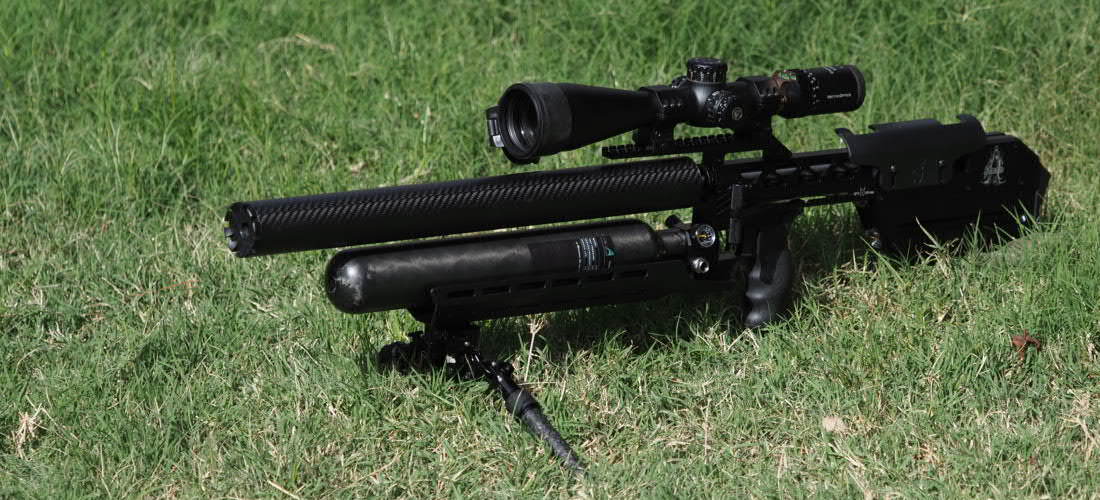 RTI Mora 700mm (Sniper) with a 700cc bottle, a guard, and no moderator